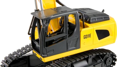Amewi G011E žluto-černé 9kanálové 1:24 RTR LED RC pásové rypadlo