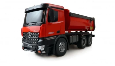 AMEWI Mercedes-Benz Arocs 1:14 červený RC sklápěč