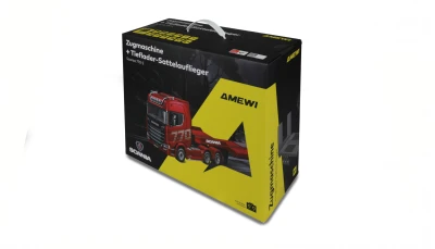 Amewi Scania 770 červený 6x4 1:18 RTR RC tahač s podvalníkem