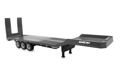 AMEWI Scania 770 6x4 1:18 RTR stříbrný RC tahač s podvalníkem