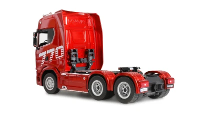 Amewi Scania 770S 6x4 1:24 RTR červený RC tahač s podvalníkem
