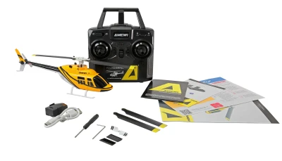 AMEWI Trade e.K. RC vrtulník Bell 206 Jet Ranger, 4kanálový, 6G, RTF