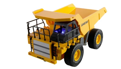 AMEWI Trade e.K. Sada 2 v 1 RC sklápěč dumper a RC pásový bagr, 9 kanálů, RTR v měřítku 1:24
