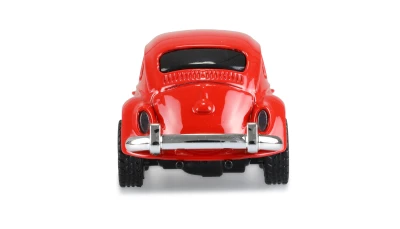 Amewi VW Brouk 1300 červený kovový model auta s dálkovým ovládáním a LED světly 1:64 RTR