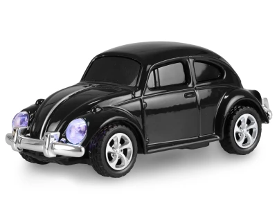Amewi VW Brouk 1300 černý kovový 1:64 RTR s pistolovým dálkovým ovládáním a LED světly RC model auta