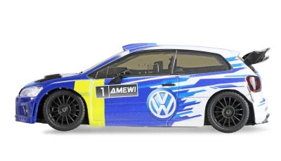 Amewi VW Polo R WRC modré 4WD 1:28 RTR driftovací auto s gyroskopem