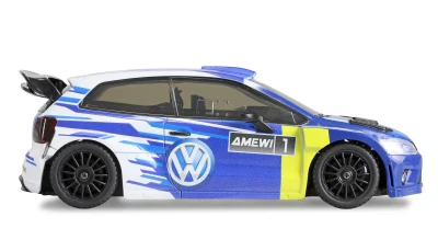 Amewi VW Polo R WRC modré 4WD 1:28 RTR driftovací auto s gyroskopem
