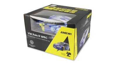 Amewi VW Polo R WRC modré 4WD 1:28 RTR driftovací auto s gyroskopem