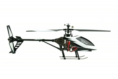 BUZZARD V2 jednorotorový vrtulník se stabilizací, 4ch, RTF, 2,4 GHz, bílý + sleva 300,- na příslušenství