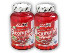 Amix 2x B-Complex + Vitamin C + Vitamin E 90kapslí Amix 2x B-Complex + Vitamin C + Vitamin E 90kapslí