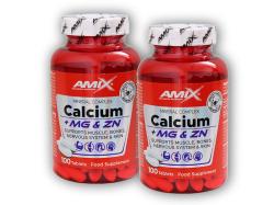 Amix 2x Calcium + Magnesium + Zinek 100tablet Amix 2x Calcium + Magnesium + Zinek 100tablet