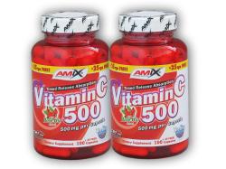Amix 2x Vitamin C 500mg + Rose Hips 125 kapslí Amix 2x Vitamin C 500mg + Rose Hips 125 kapslí