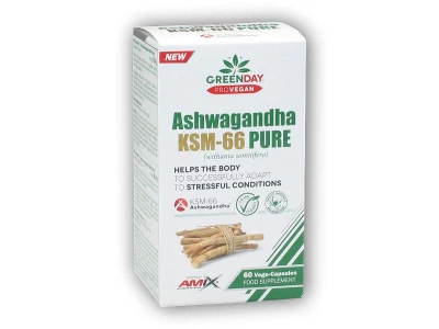 Amix GreenDay ProVEGAN Ashwagandha KSM-66 Pure 60Vcaps Amix GreenDay ProVEGAN Ashwagandha KSM-66 Pure 60Vcaps