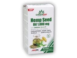 Amix GreenDay ProVEGAN Hemp Seed Oil 1000mg 90 cps Amix GreenDay ProVEGAN Hemp Seed Oil 1000mg 90 cps