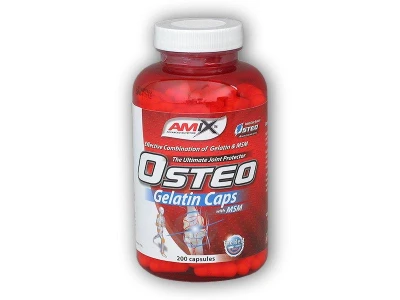 Amix OsteoGelatin + MSM 200 kapslí