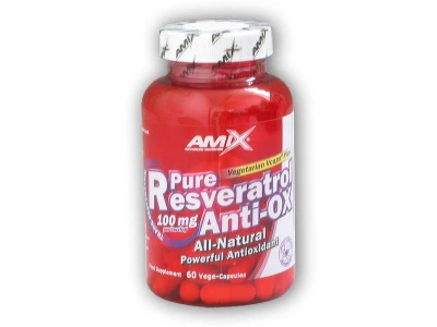 Amix Pure Resveratrol Anti-Ox 100mg 60 kapslí Amix Pure Resveratrol Anti-Ox 100mg 60 kapslí