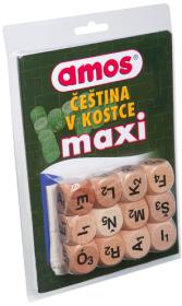 AMOS Hra čeština v kostce Maxi (společenská hra)