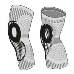Amplifi MKX Knee black/teal 22/23 chrániče kolen