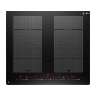 Amzchef CE-FS-I74S-FFDD10 černá 4zónová indukční varná deska