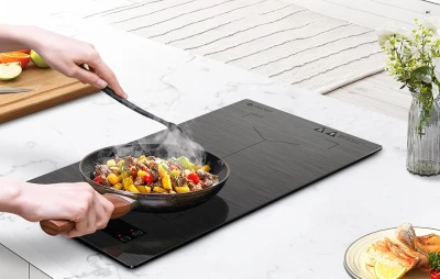 Amzchef Domino CE-FS-IRC119B33 šedá indukční varná deska