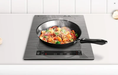 Amzchef Domino CE-FS-IRC119B33 šedá indukční varná deska