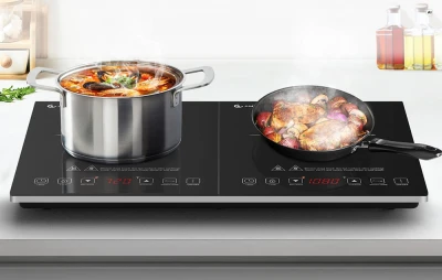 AMZCHEF FYM35-S16 černá dvouzónová indukční varná deska