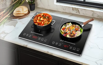 AMZCHEF FYM35-S16 černá dvouzónová indukční varná deska