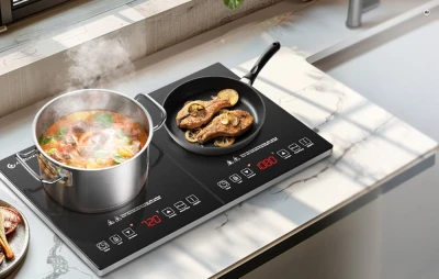AMZCHEF FYM35-S16 černá dvouzónová indukční varná deska
