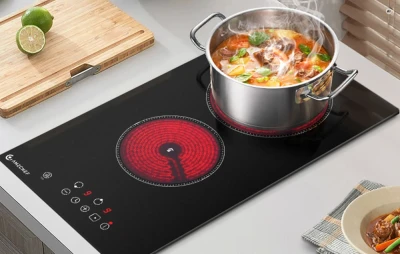 AMZCHEF CE-T-32CB2xyP200-AC černá keramická varná deska