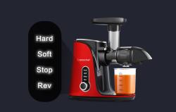 Amzchef Pomaloběžný odšťavňovač GM3001-RD (červený)