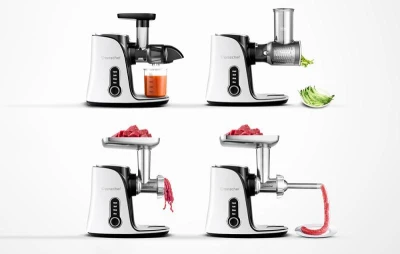 Amzchef Pomaloběžný odšťavňovač GM3001-WT (bílý) (VÝPRODEJ)