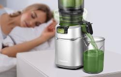 Amzchef Pomaloběžný odšťavňovač SJ-036-SV (stříbrný)