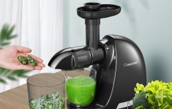 Amzchef Pomalý odšťavňovač 1501-BK-SM (černý)