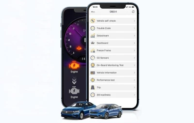 Ancel Bezdrátový diagnostický skener OBD2 BD300