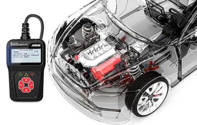 Ancel AS100/AC100 černý OBD2 diagnostický skener
