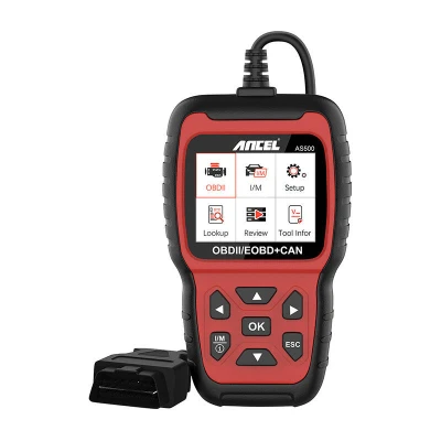 Ancel AS500/AC105 červeno-černý OBD2 diagnostický skener