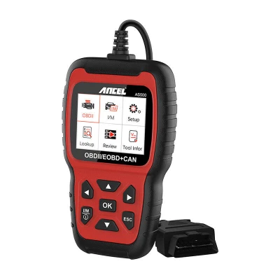 Ancel AS500/AC105 červeno-černý OBD2 diagnostický skener