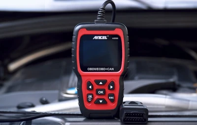 Ancel AS500/AC105 červeno-černý OBD2 diagnostický skener