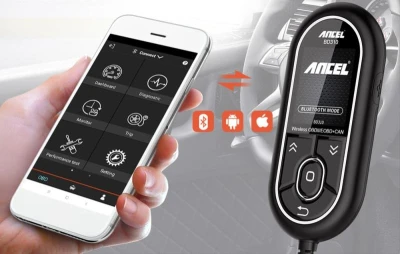 Ancel BD310 černý OBD2 Bluetooth diagnostický skener