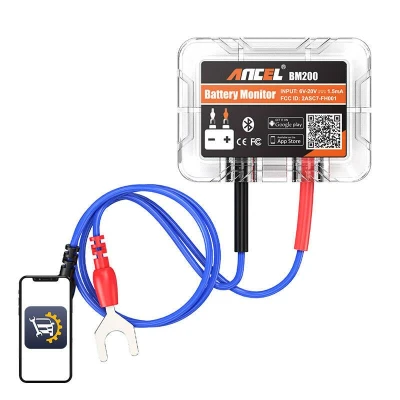 Ancel BM200 Bluetooth tester baterií