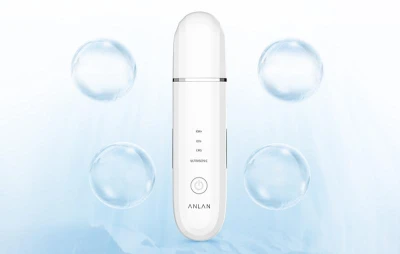 Anlan Ultrazvukový peeling pokožky - špachtle ALCPJ07-02 (biely)