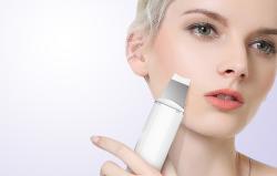 Anlan Ultrazvukový peeling pokožky - špachtle ALCPJ07-02 (bílý)