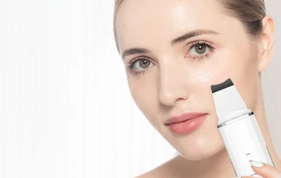 Anlan Ultrazvukový peeling pokožky - špachtle ALCPJ07-02 (bílý) (VÝPRODEJ)