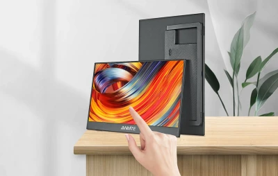 Anmite A140W03T černý 14" přenosný dotykový monitor