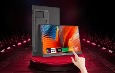 Anmite A140W05T 14" černý přenosný monitor