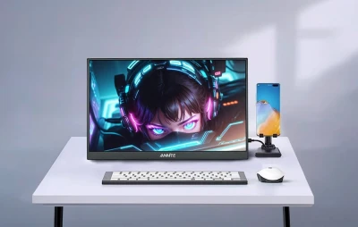 Anmite A160W03H černý 16" přenosný monitor