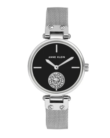 Anne Klein AK/N3001BKSV černé dámské analogové hodinky