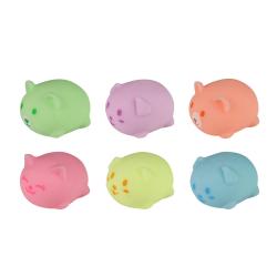 Antistresový míček zvířátko svítící ve tmě mačkací