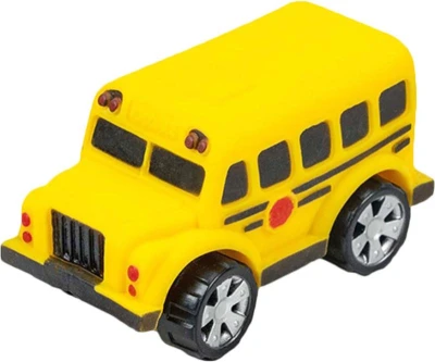 Antistresový strečový žltý školský autobus mäkký na mačkanie a natiahnutie Antistresový strečový žltý školský autobus mäkký na mačkanie a natiahnutie