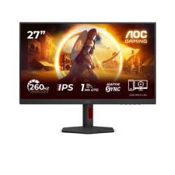 AOC LCD herní 27G4ZR 27" IPS/1920x1080@260Hz/0,3ms/300cd/2xHDMI/DP/Pivot/HAS/VESA